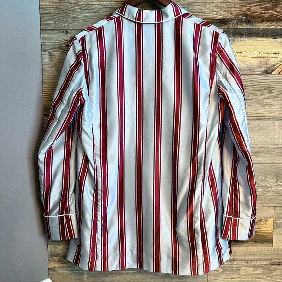 Authentic BURBERRY Striped Silk & Cotton Blazer, Runway (Fall 20166) - Picture 7 of 16